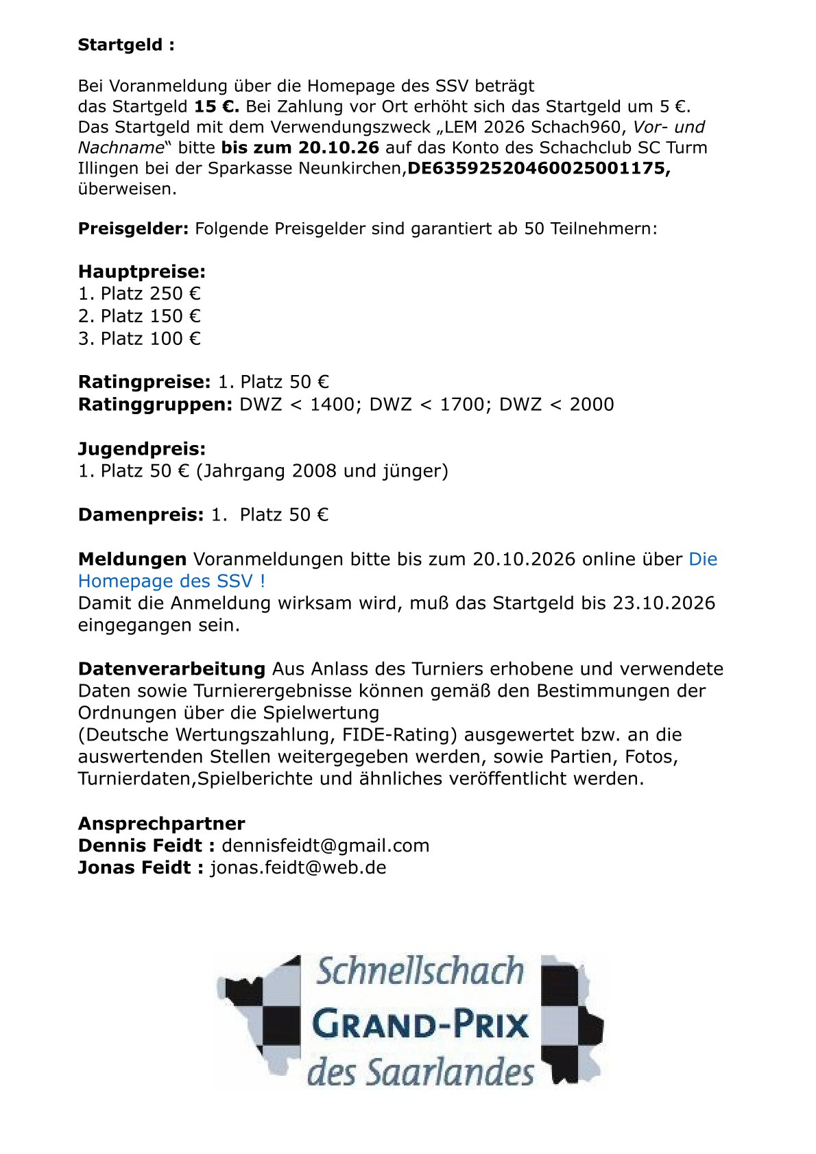 Fischer960 Turnier korr